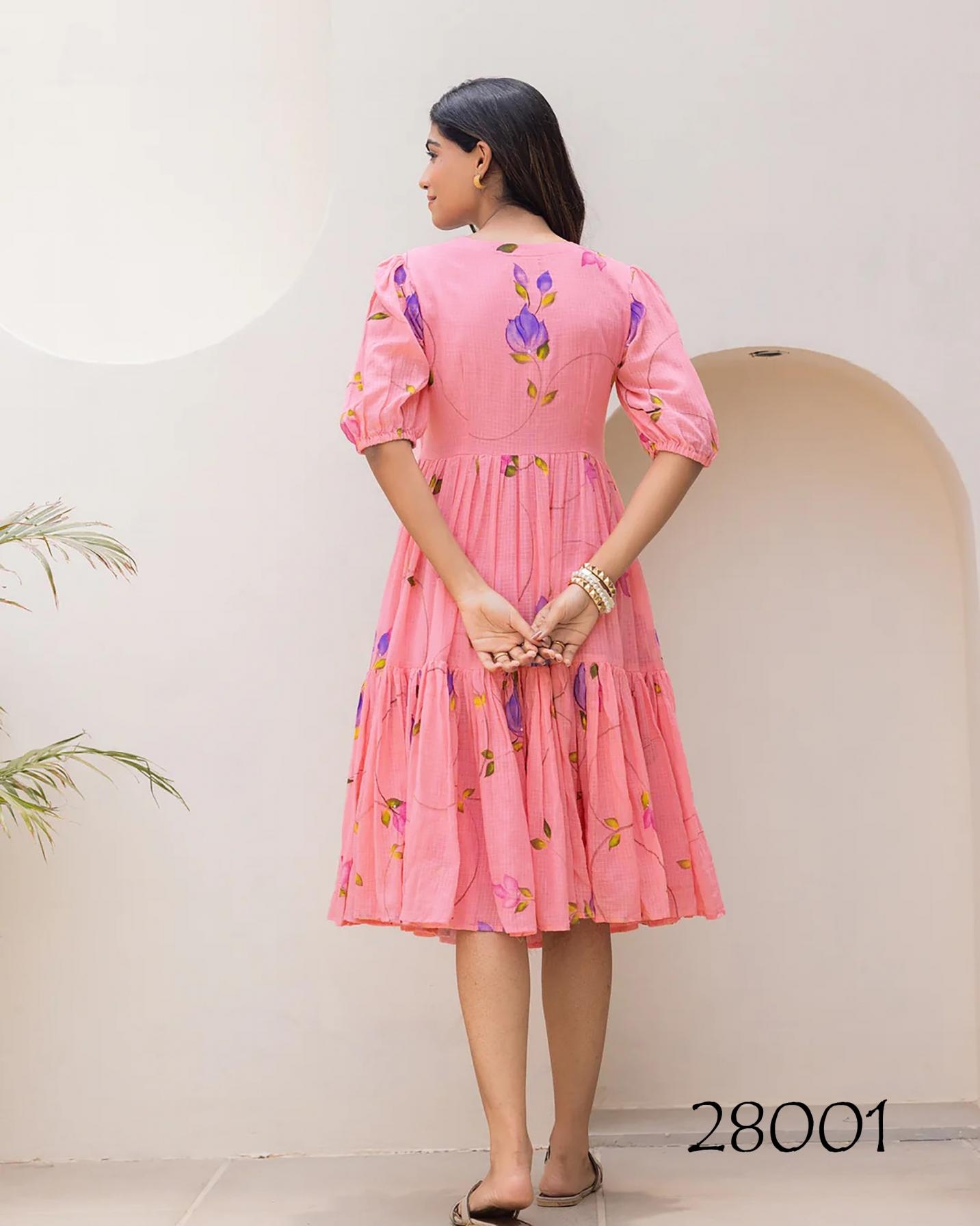 pr lucaya vol 28 series 28001 to 28006 colour addition kota checks readymade big size fancy short kurti in wholesale surat