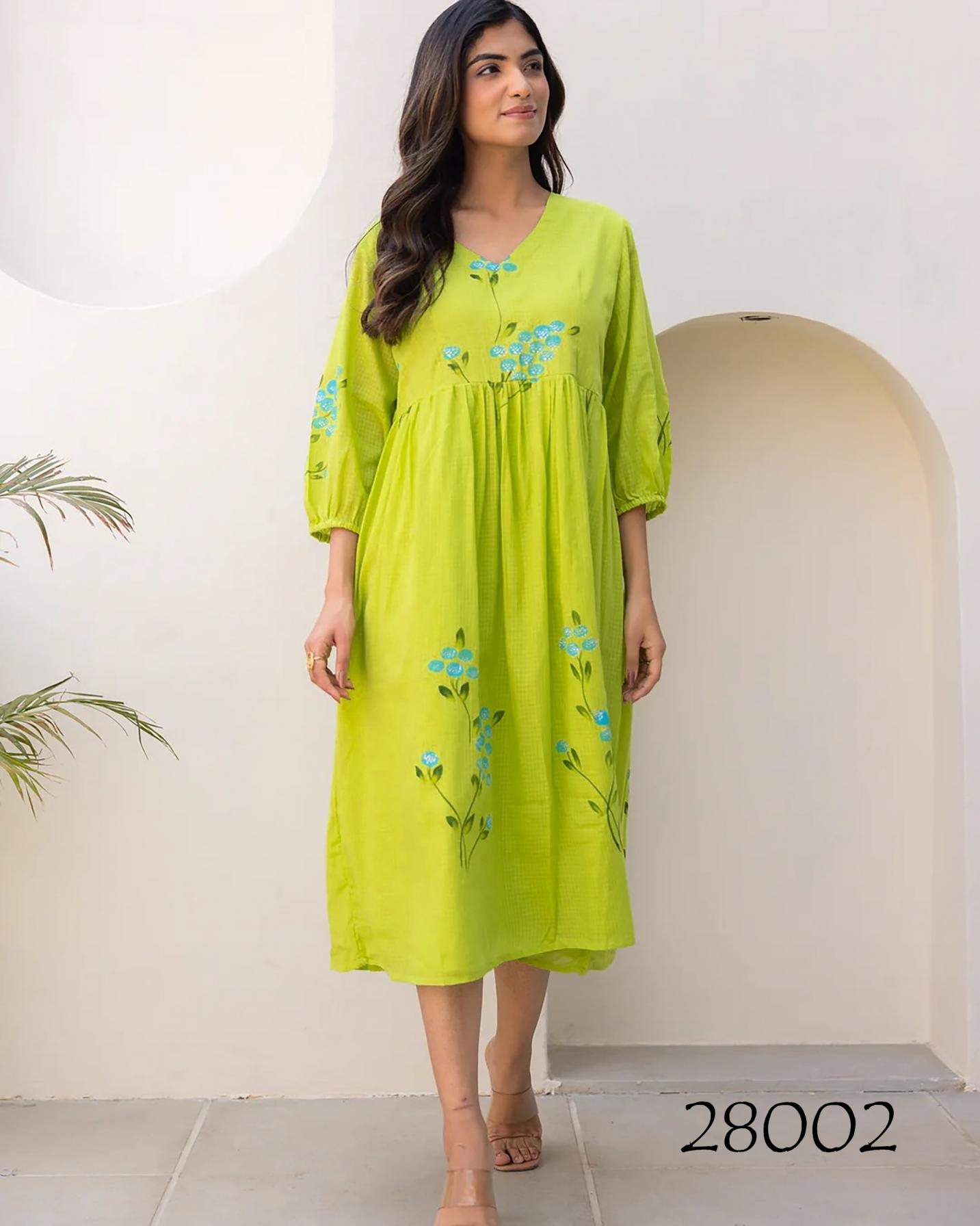 pr lucaya vol 28 series 28001 to 28006 colour addition kota checks readymade big size fancy short kurti in wholesale surat