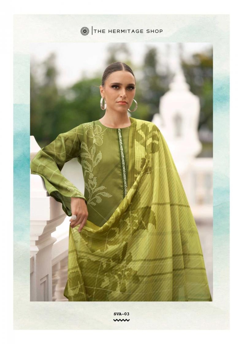 the hermitage sva series 01 to 06 viscose lawn readymade casual plus size salwar kameez in wholesale surat