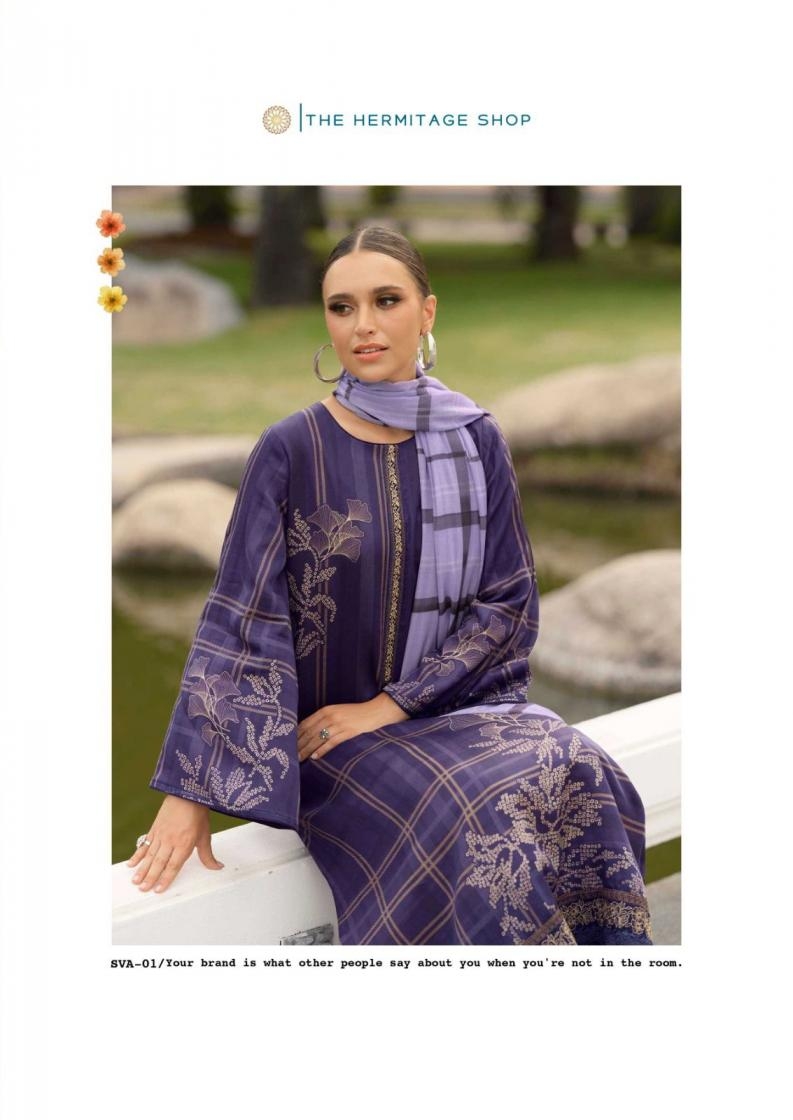 the hermitage sva series 01 to 06 viscose lawn readymade casual plus size salwar kameez in wholesale surat