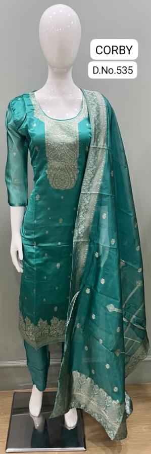 TUNIC HOUSE CORBY JAQUARD SERIES 503 TO 535 FANCY READYMADE SALWAR KAMEERZ IN WHOLESALE SURAT