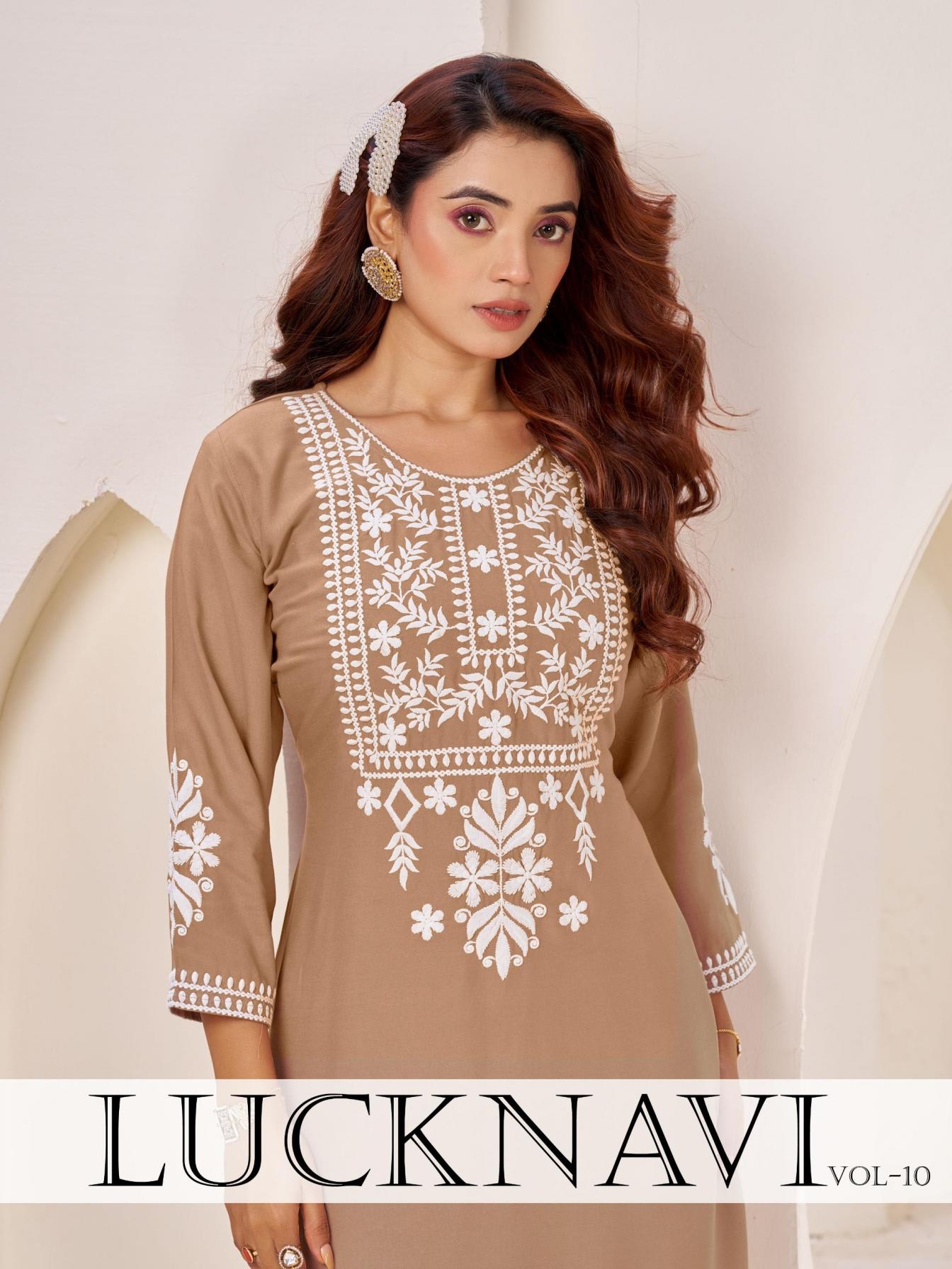 blue hills lucknavi vol 10 series1001 to 1004 rayon readymade pretty look plus size co-ord sets in wholesale surat