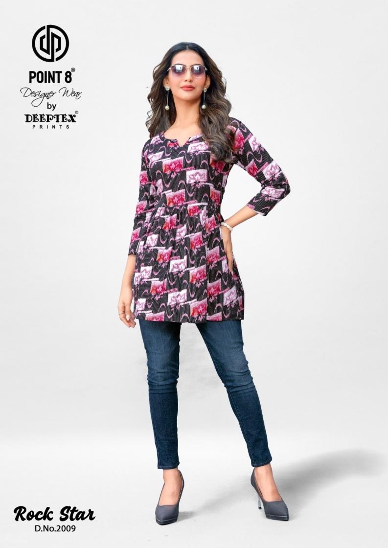 deeptex prints point 8 rockstar vol 2 series 2001 to 2010 full stitch big size cotton katha short tops in wholesale surat