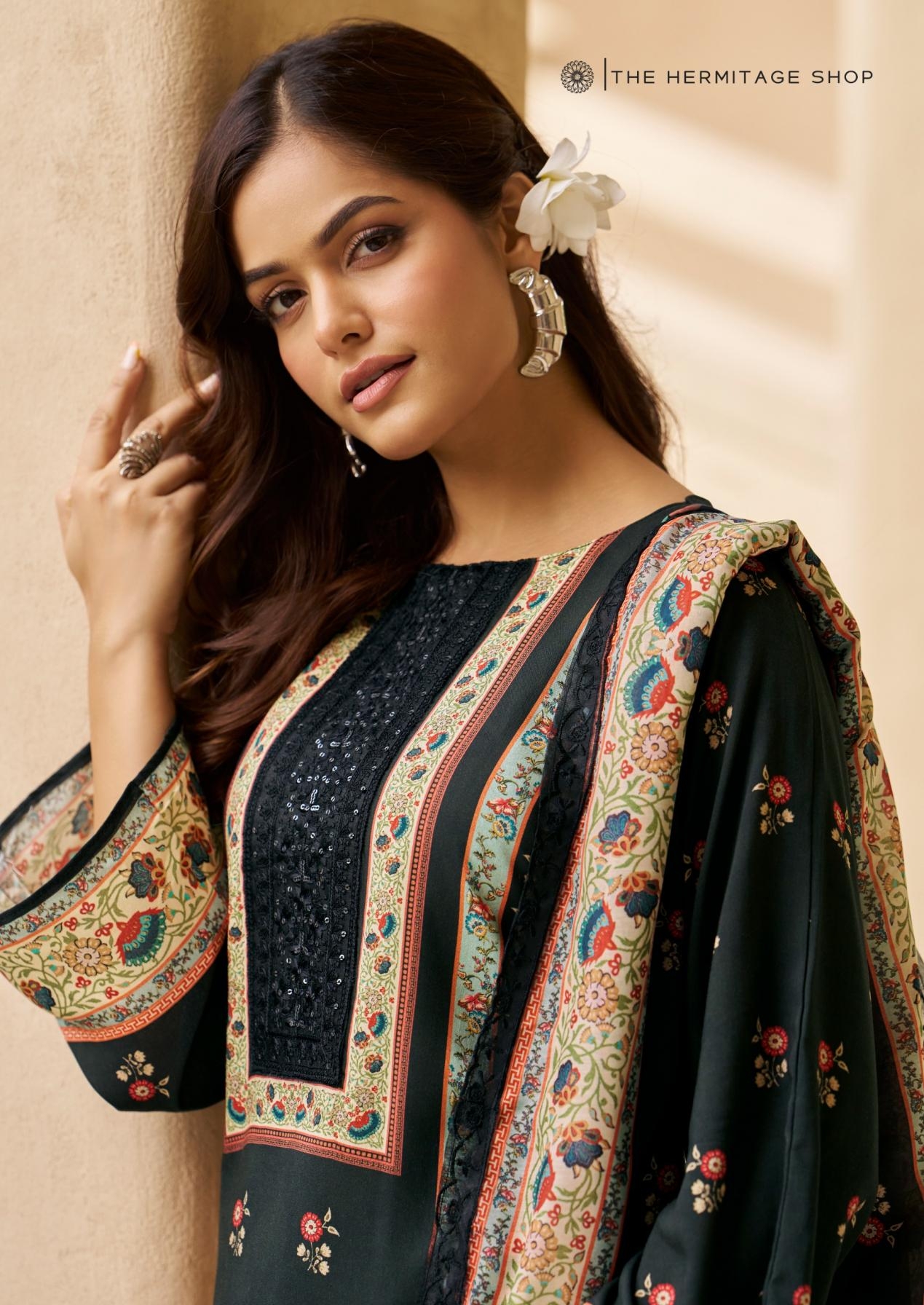 the hermitage bagh vol 5 series 2001 to 2006 viscose lawn modern pakistani salwar kameez in wholesale surat