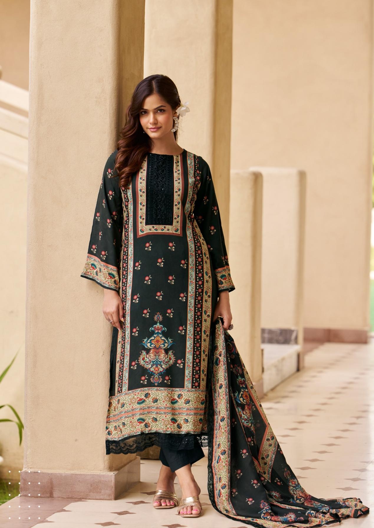 the hermitage bagh vol 5 series 2001 to 2006 viscose lawn modern pakistani salwar kameez in wholesale surat