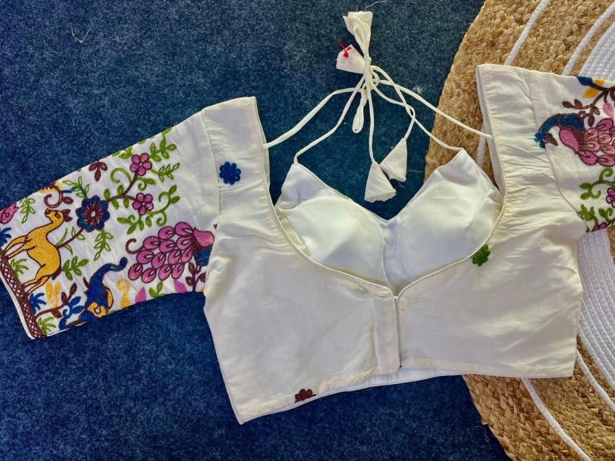 cc masaba cora cotton multy colours designer readymade blouse in wholesale surat