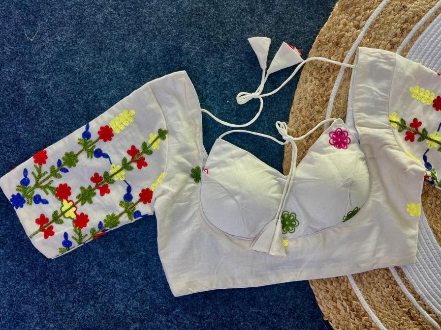 cc masaba cora cotton multy colours designer readymade blouse in wholesale surat