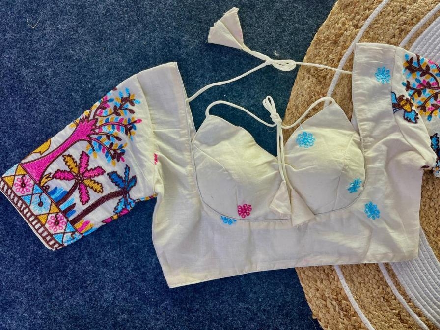 cc masaba cora cotton multy colours designer readymade blouse in wholesale surat