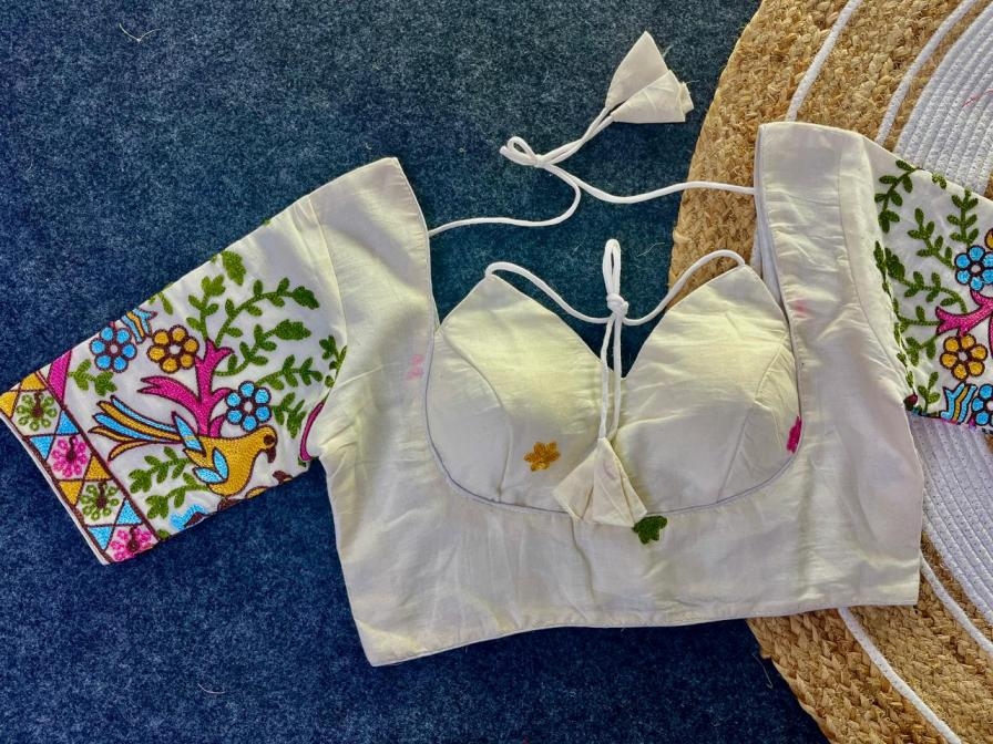 cc masaba cora cotton multy colours designer readymade blouse in wholesale surat