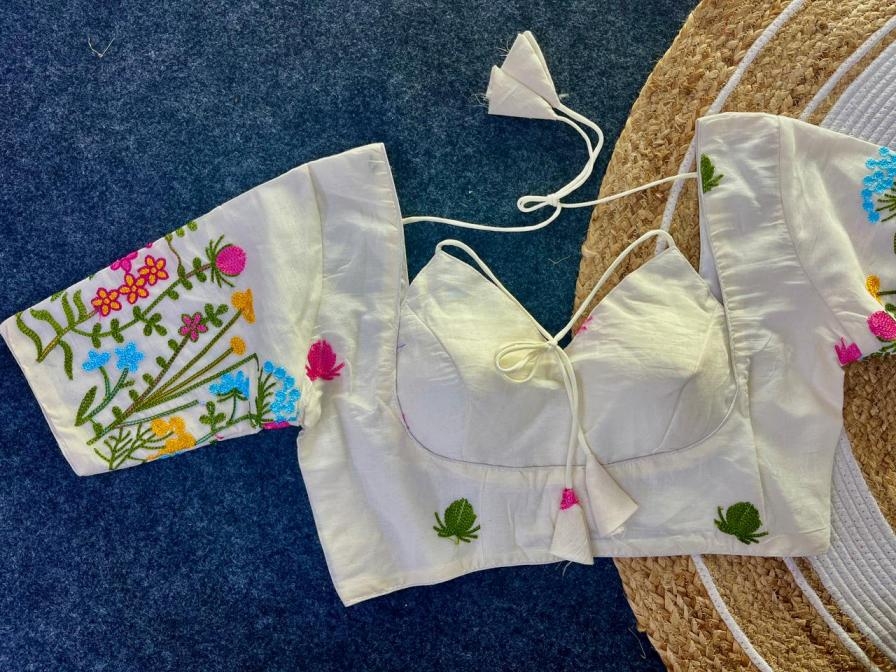 cc masaba cora cotton multy colours designer readymade blouse in wholesale surat