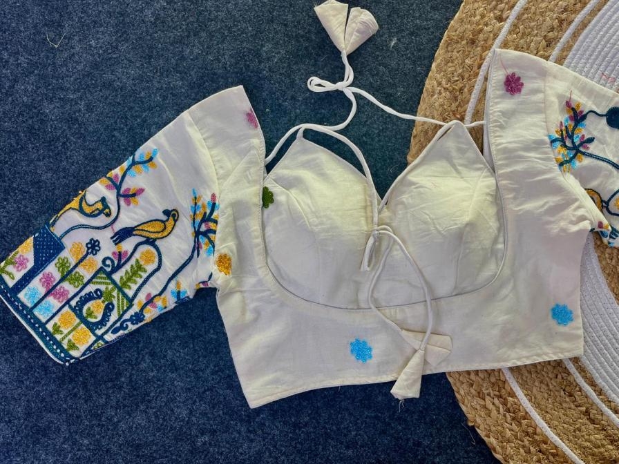 cc masaba cora cotton multy colours designer readymade blouse in wholesale surat