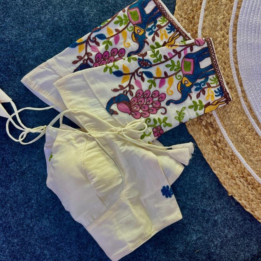 cc masaba cora cotton multy colours designer readymade blouse in wholesale surat