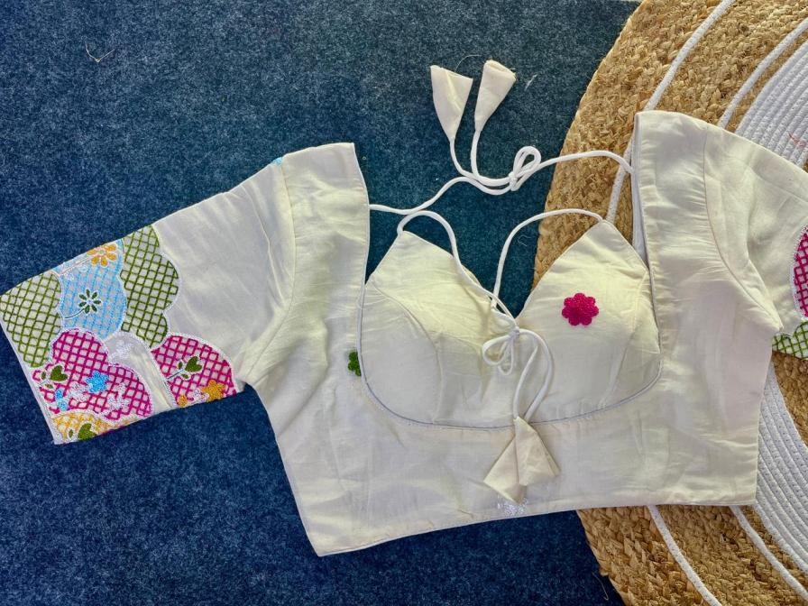 cc masaba cora cotton multy colours designer readymade blouse in wholesale surat