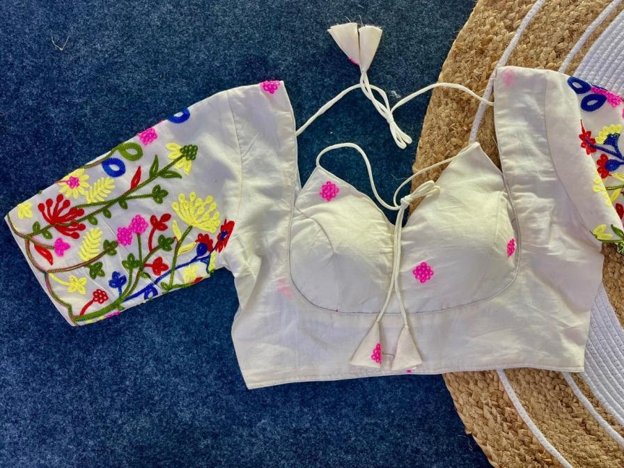 cc masaba cora cotton multy colours designer readymade blouse in wholesale surat