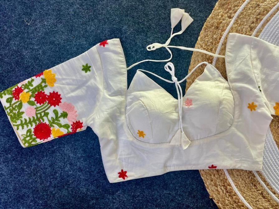 cc masaba cora cotton multy colours designer readymade blouse in wholesale surat