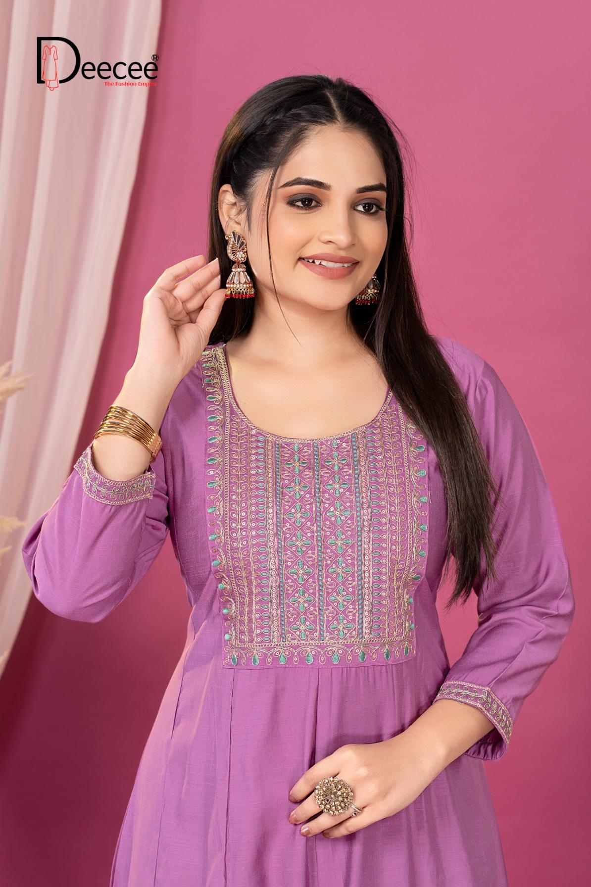 deecee jamika series 101 to 106 Imported slub readymade stylish big size long kurti in wholesale surat