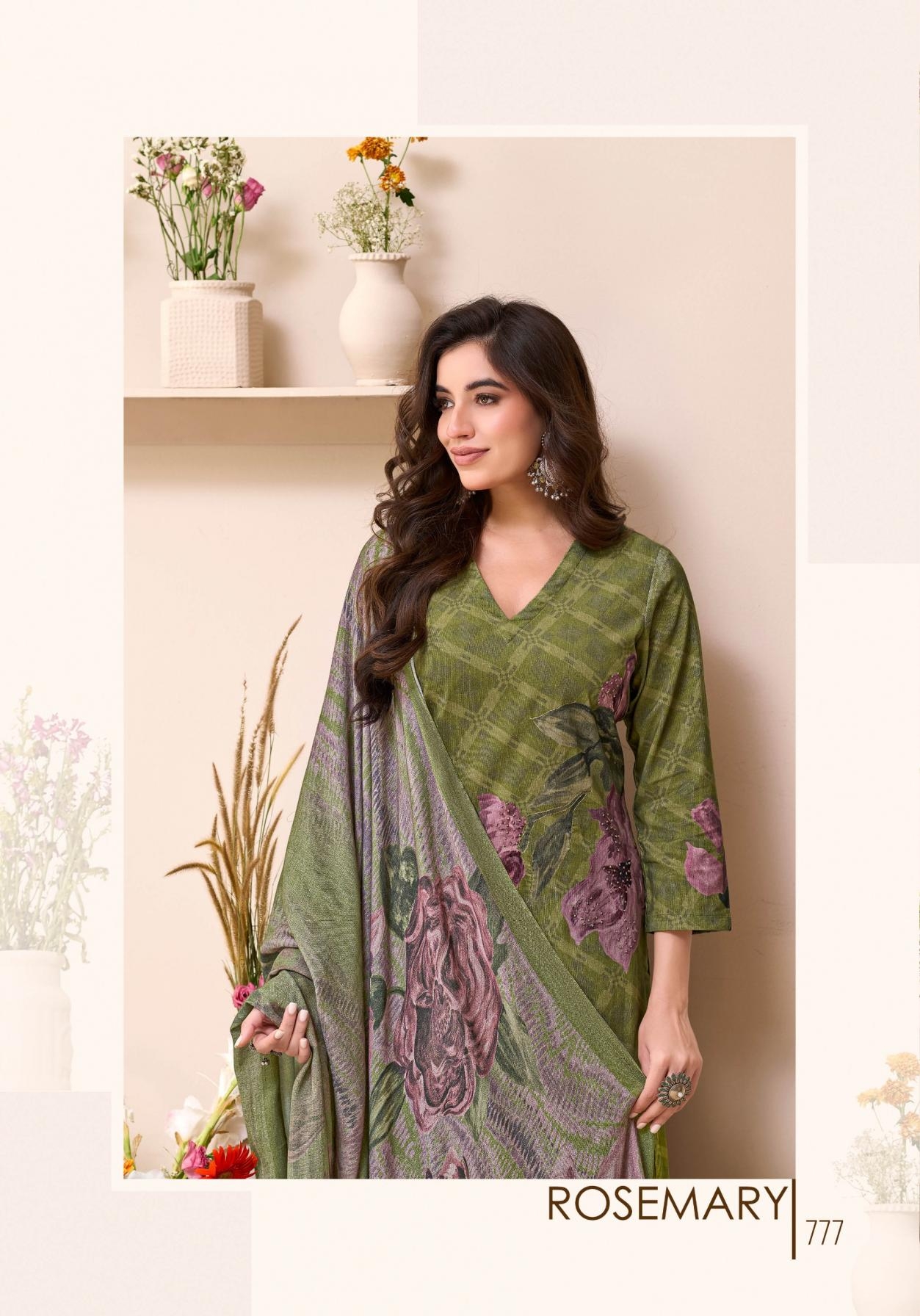 t & m designer rosemary series 777 to 735 corduroy pretty look suit in wholesale surat