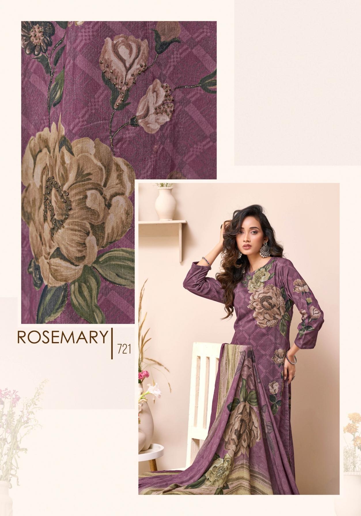 t & m designer rosemary series 777 to 735 corduroy pretty look suit in wholesale surat