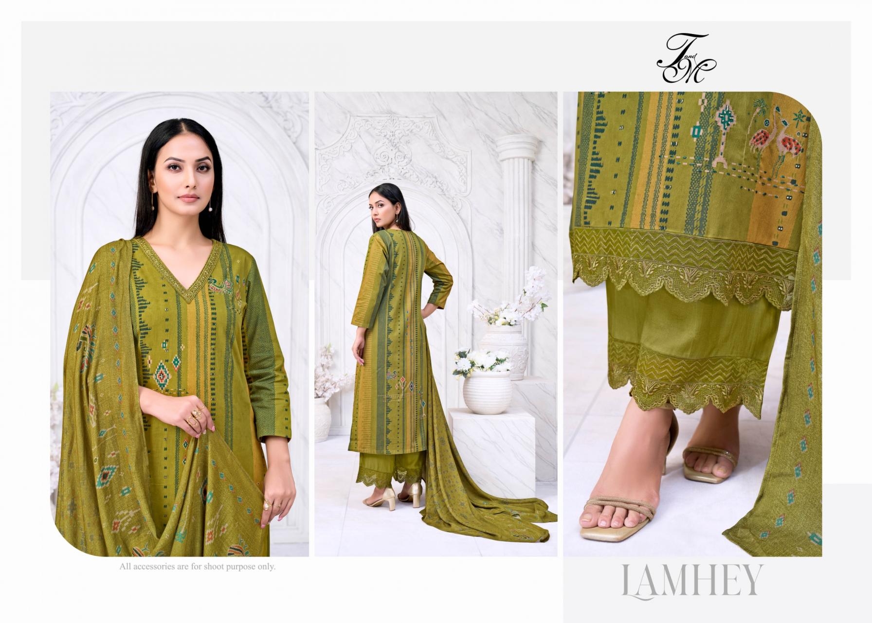 t&m lamhey series 510 to 540 corduroy pretty look salwar kameez in wholesale surat