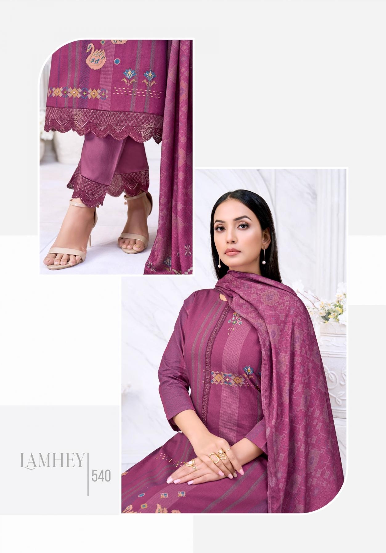 t&m lamhey series 510 to 540 corduroy pretty look salwar kameez in wholesale surat