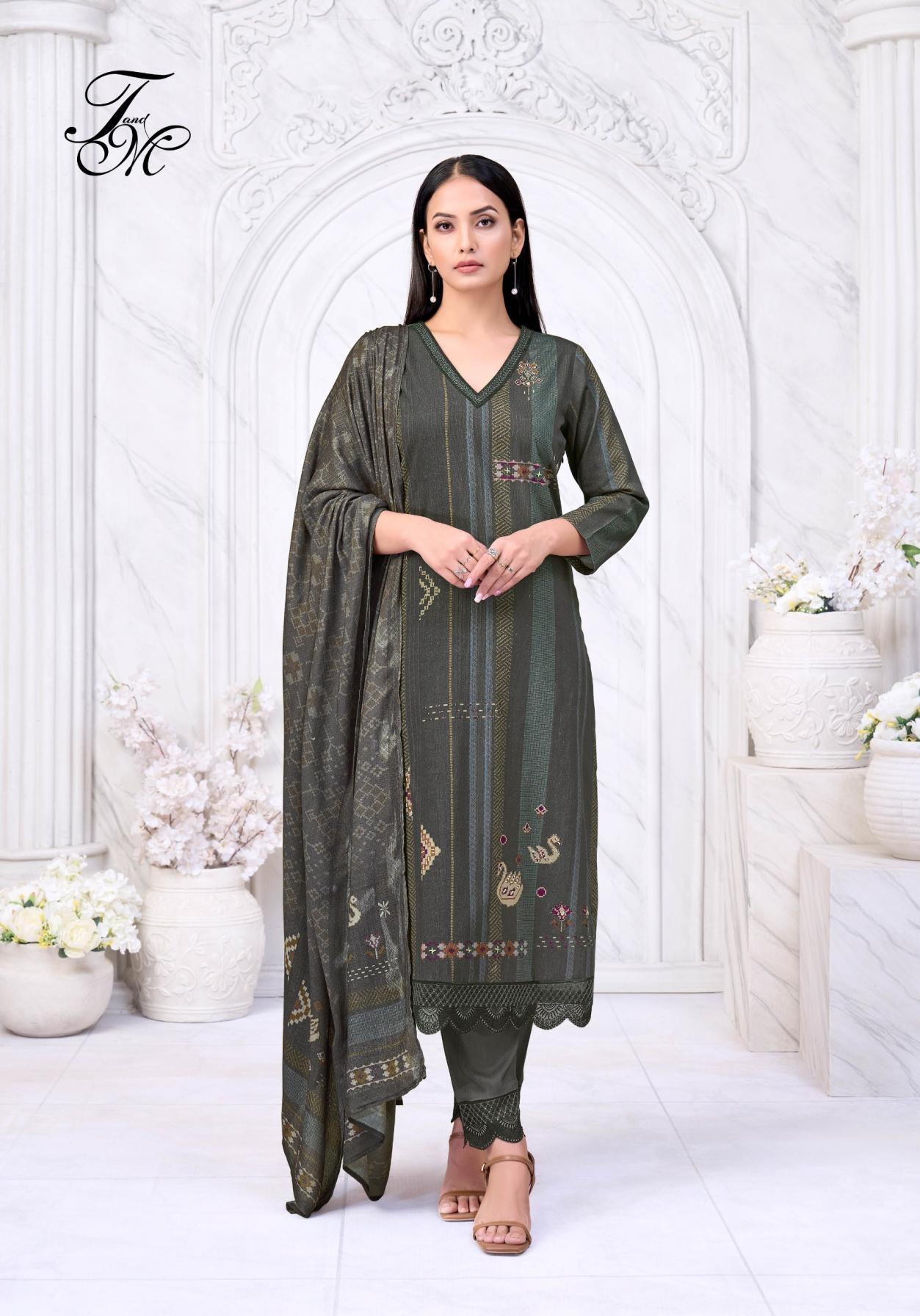 t&m lamhey series 510 to 540 corduroy pretty look salwar kameez in wholesale surat