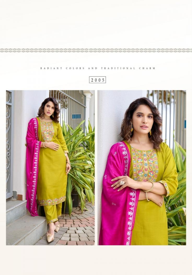 vaniska colourpix palak vol 2 series 2001 to 2006 vetikan silk readymade gorgeous big size suit in wholesale surat