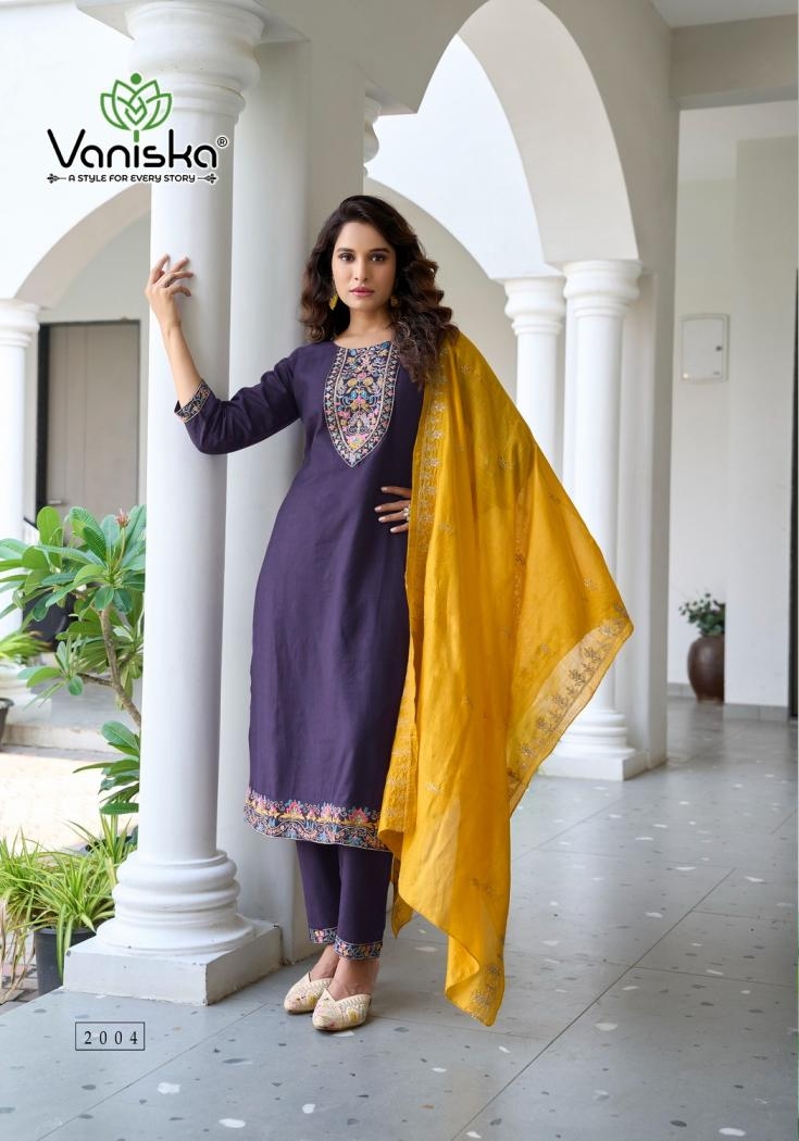vaniska colourpix palak vol 2 series 2001 to 2006 vetikan silk readymade gorgeous big size suit in wholesale surat