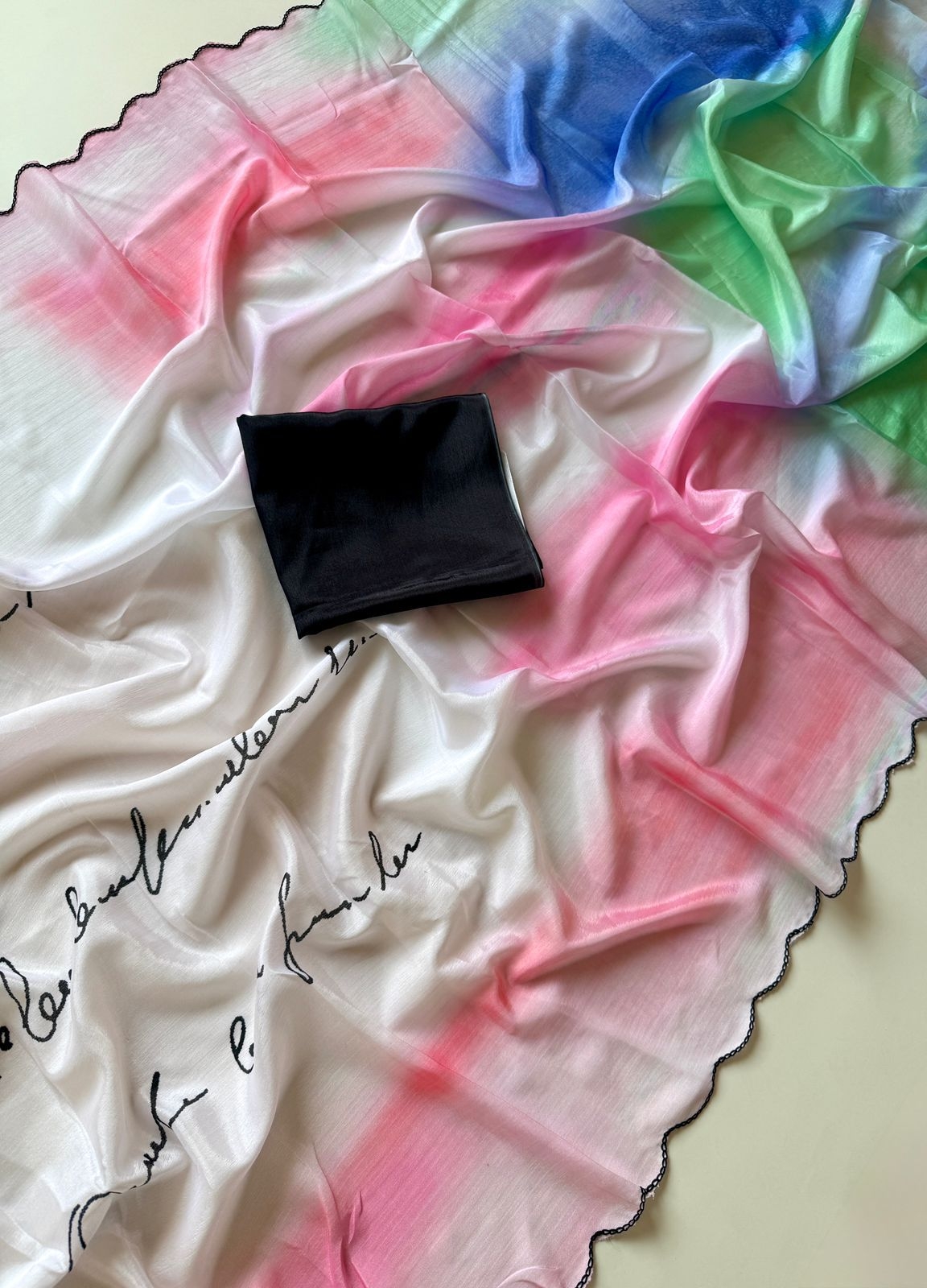 New Catalogue Soft Shinon Fabric With Beautiful Floral  wholesale saree in surat