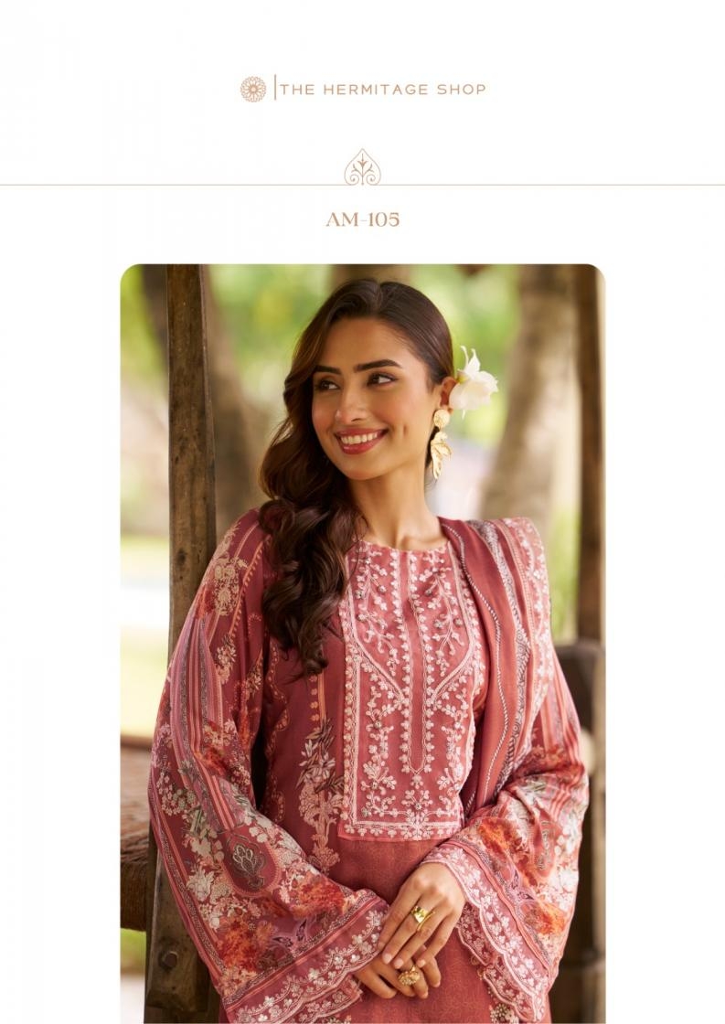 the hermitage shop amahle vol 3 series 101-106 viscose lawn wholesale suit 