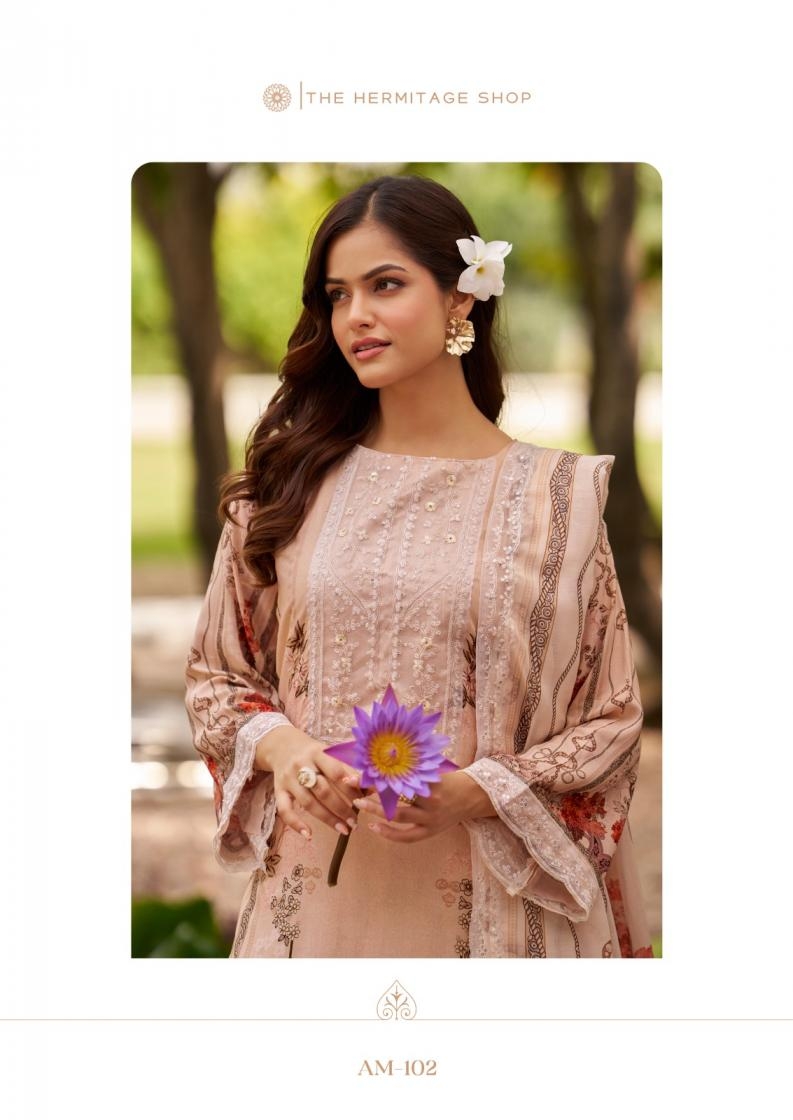 the hermitage shop amahle vol 3 series 101-106 viscose lawn wholesale suit 