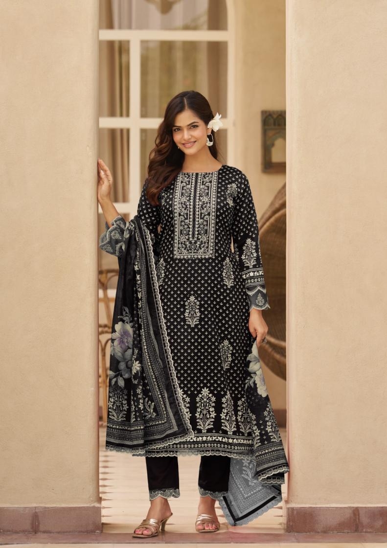 the hermitage sylhet series 201-206 viscose lawn wholesale suit 