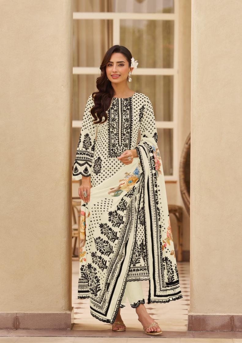 the hermitage sylhet series 201-206 viscose lawn wholesale suit 