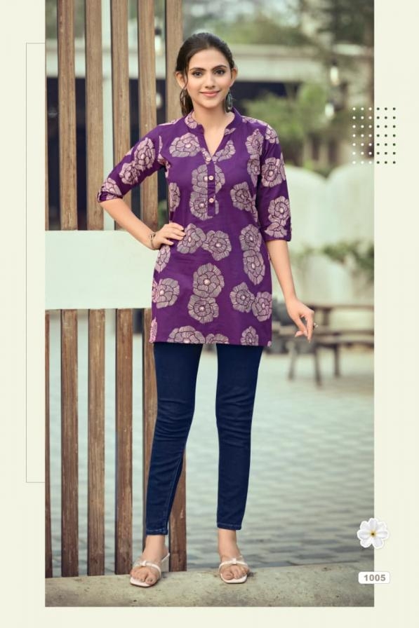tips & tops cotton shorties vol 9 series 1001-1008 Cotton Dhabu Prints tops