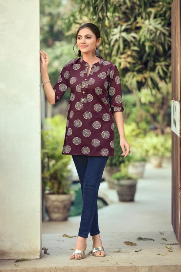 tips & tops cotton shorties vol 9 series 1001-1008 Cotton Dhabu Prints tops