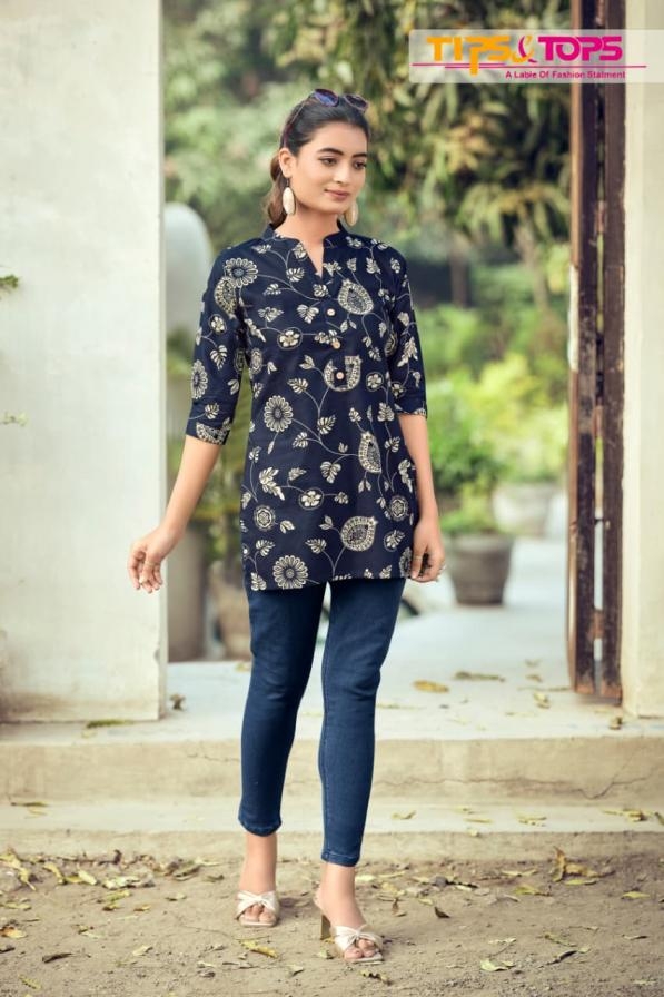 tips & tops cotton shorties vol 9 series 1001-1008 Cotton Dhabu Prints tops