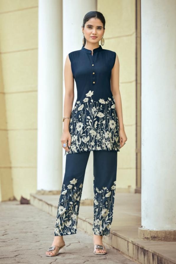 tips & tops summer beauty vol 4 series 1001 to 1006 rayon fully stitch co-ord sets in wholesale surat