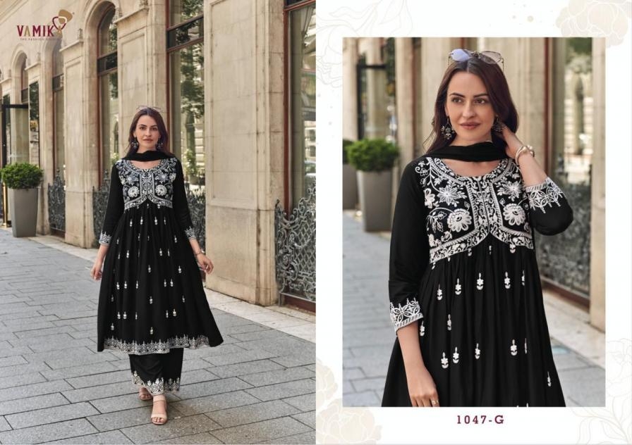 vamika lakhnavi vol 8 gold new color series 1048 rayon wholesale suit 